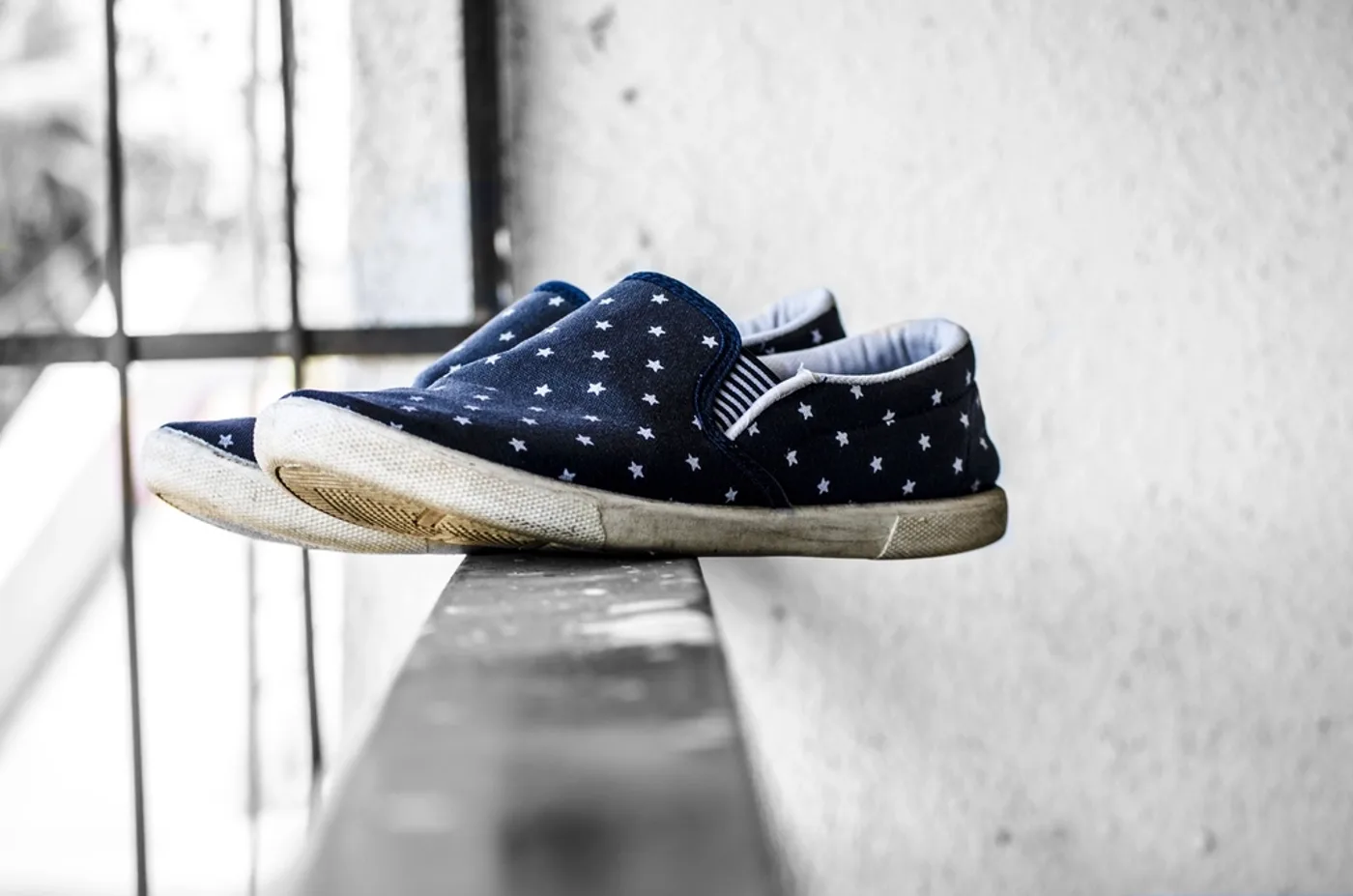 Star Print Slip-On Canvas